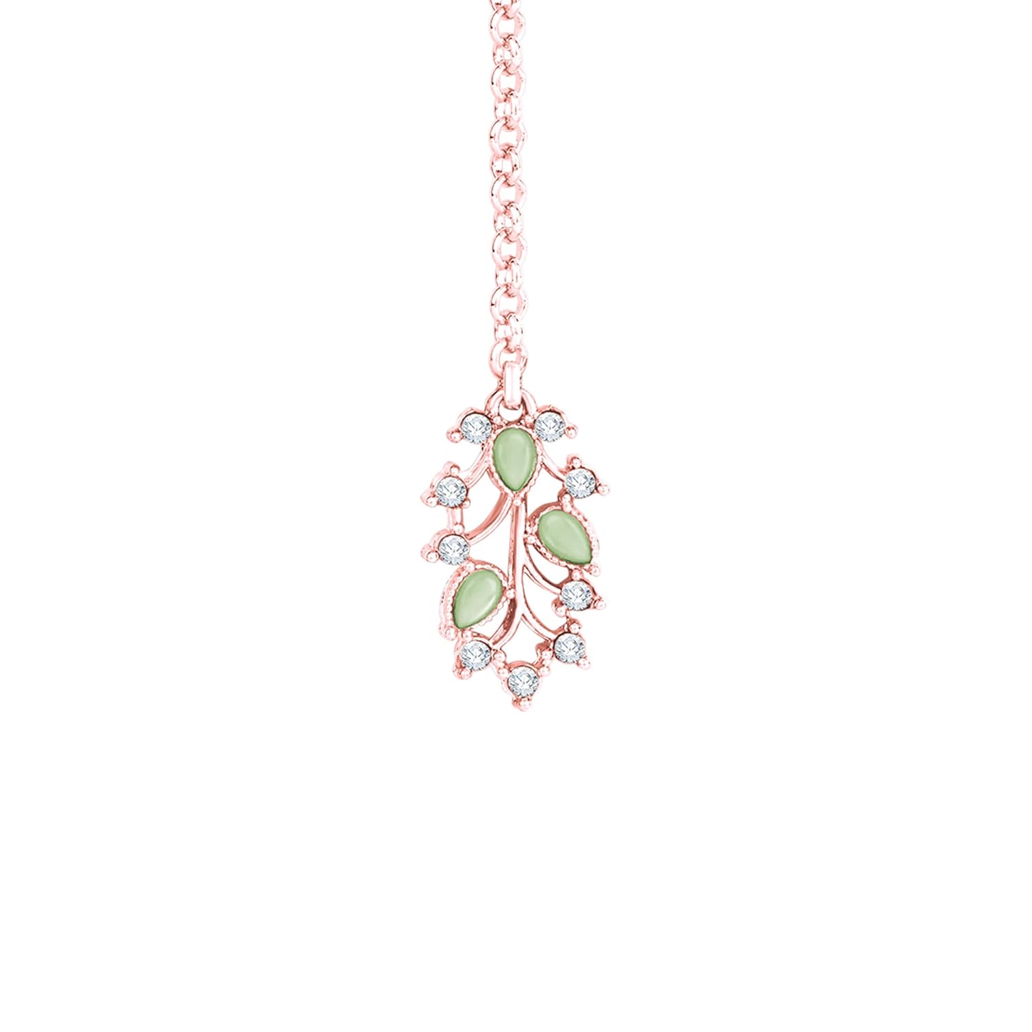 Alorajewels -  American Diamond AD with Colorful Crystal Necklace Jewellery Set for Women/Girls | Perfect for Weddings, Parties & Festive Occasions