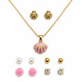 Trendy Jewellery Set for Women & Girls | Necklace, Earrings, Fashion Jewellery Combo | Fashion Gift Pack for Girlfriend ALORAJEWELS