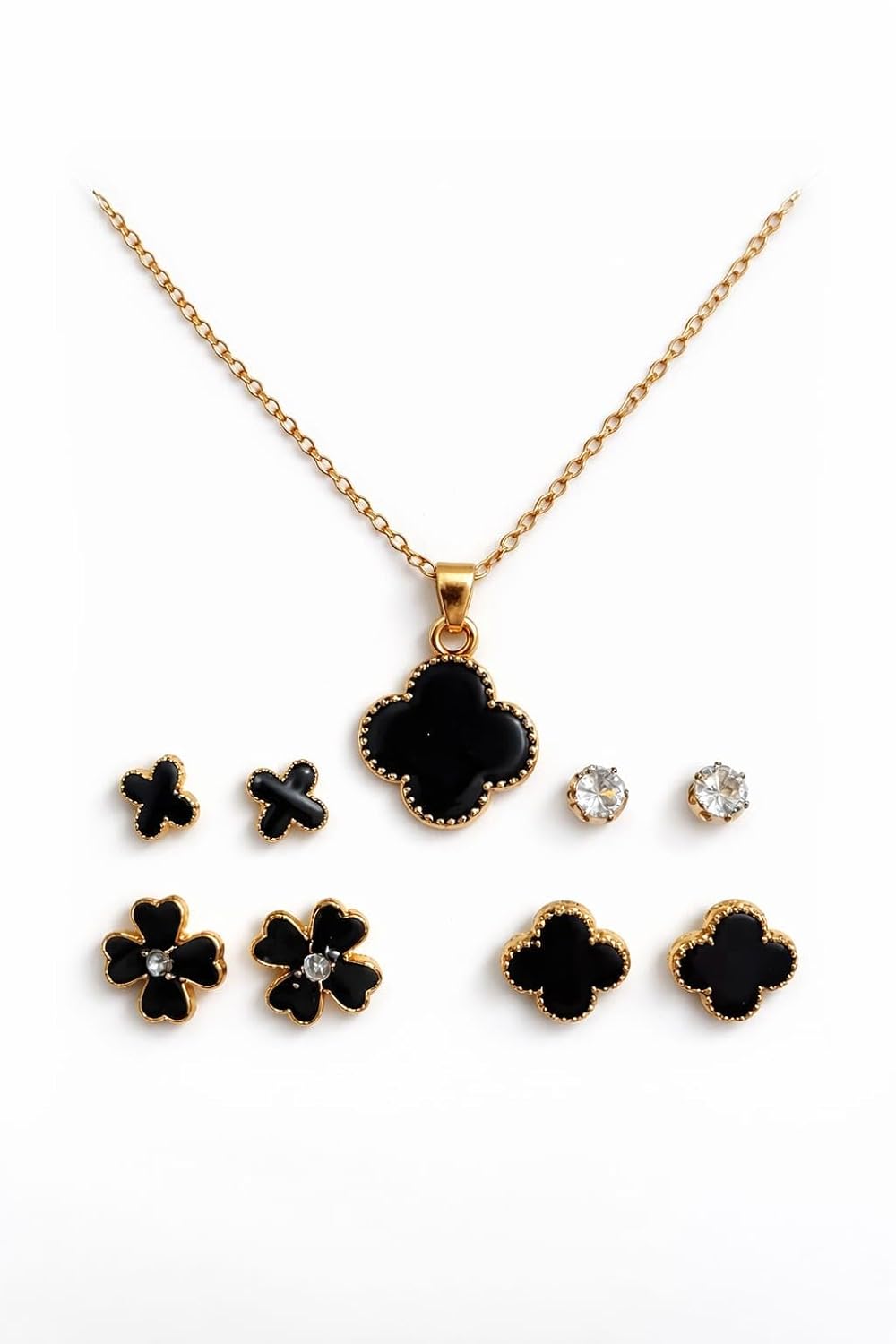Trendy Jewellery Set for Women & Girls | Necklace, Earrings, Fashion Jewellery Combo | Fashion Gift Pack for Girlfriend ALORAJEWELS
