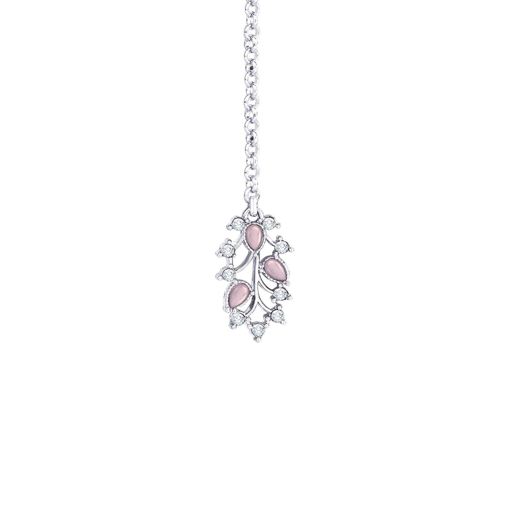 Alorajewels -  American Diamond AD with Colorful Crystal Necklace Jewellery Set for Women/Girls | Perfect for Weddings, Parties & Festive Occasions
