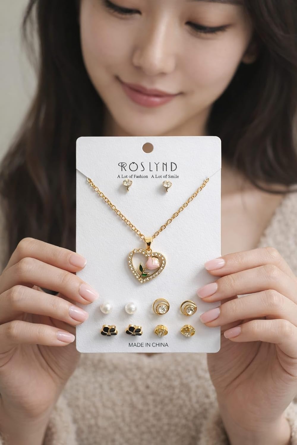 Trendy Jewellery Set for Women & Girls | Necklace, Earrings, Fashion Jewellery Combo | Fashion Gift Pack for Girlfriend ALORAJEWELS
